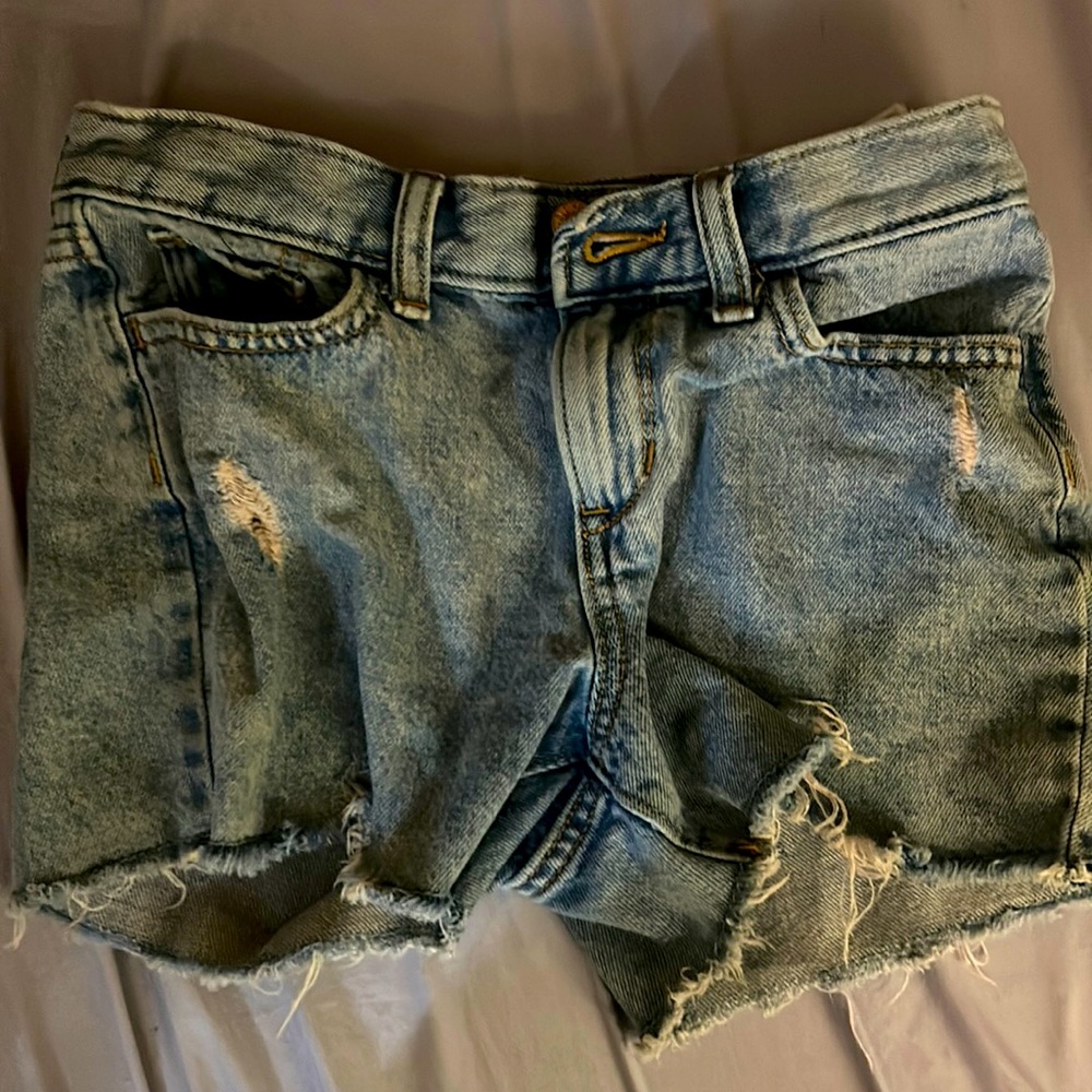 cute kid’s shorts — worn but washed